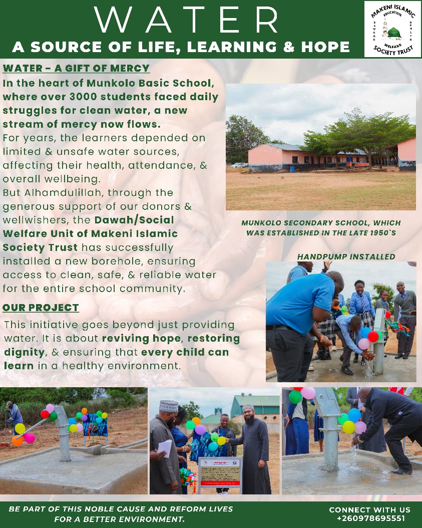 Water: A Source of Life, Learning & Hope