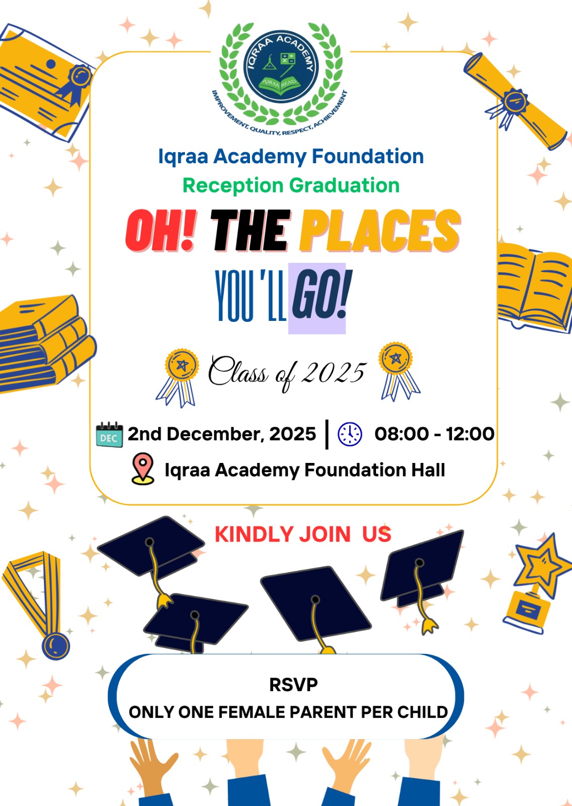 Iqraa Academy Foundation – Reception Graduation Ceremony 2025